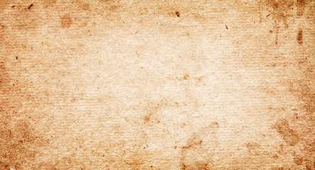 Brown grunge background, old paper, vintage, retro,rough,spots, streaks, paper texture, blank, space for text