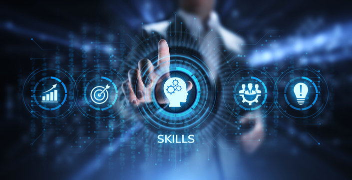 Skills Education Learning Personal Development Competency Business Concept.