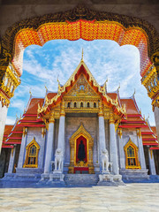 Wat Benchamabophit Dusit Wanaram Ratchaworawihan Temple, is a marble temple located in Bangkok at...