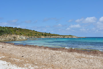 Loto beach on Corsica island, France