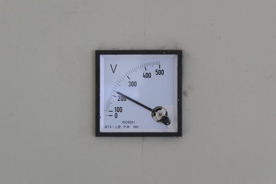 voltmeter control on the electrical server