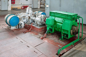 Business background of chemical enterprise oxygen compressor high-pressure for supplying workshops...