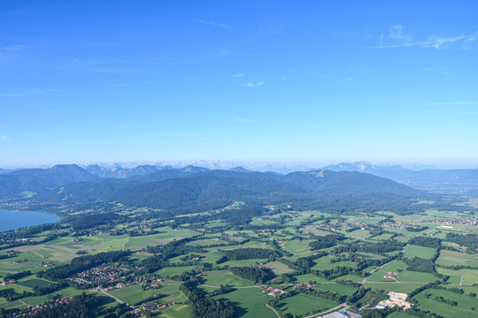 Tegernseer Alpen aus der Luft