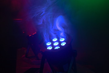 light with fog