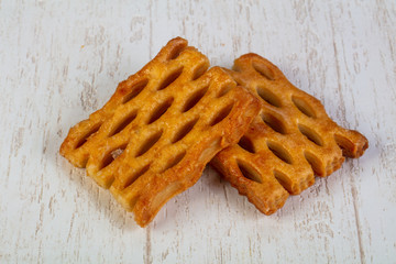 Delicious puff pastry