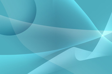 Abstract background of blue light and curve pattern.