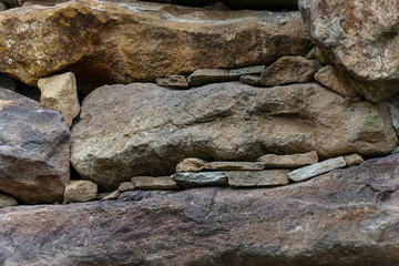 old stone wall, stone texture