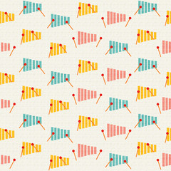 Abstract mix geometrical pattern with color backgound