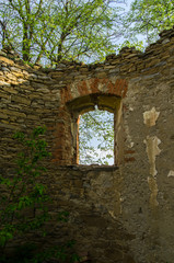 Ruiny cerkwi w Nagórzany 