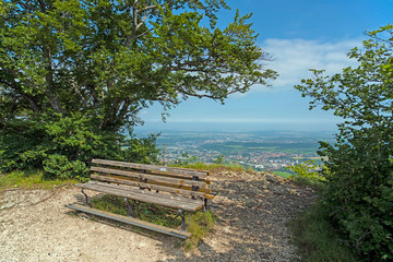 Fototapeta na wymiar Aussichtspunkt Hörnle bei Balingen auf der Schwäbischen Alb