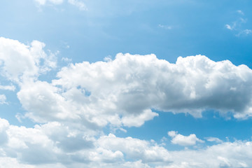 Obraz na płótnie Canvas Blue sky background with clouds.
