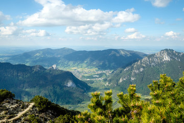 Panoramablick auf Oberammergau