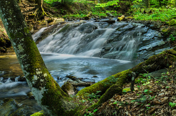 wodospad Bieszczady 