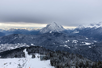 Winterpanorama bei Seefeld