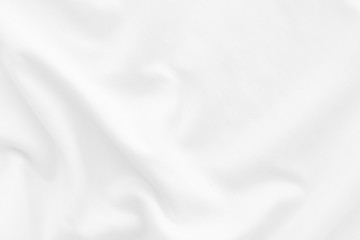 Obraz premium Luxury cloth texture with white fabric of silk for backdrop, wedding background. Seamless pattern of satin cotton.