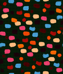 Abstract mix geometrical pattern with color backgound