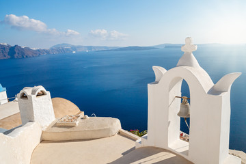 Fototapeta premium Bell towers on the roof