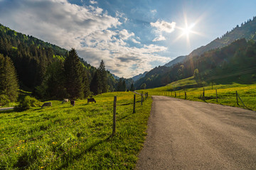 Mountain tour in the Allgau Alps