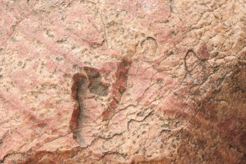 Natural river stones. Big round stone close up. Texture