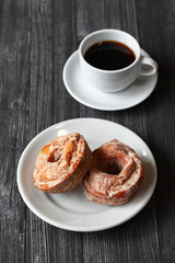 homemade old fashioned donuts