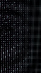 Bitcoin background. crypto currency 3D illustration. Digital currency symbol. Business concept. Mining, development, trade of crypto