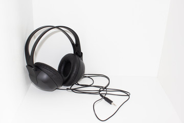 Headphones isolated on white