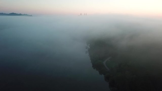 Above clouds in Slovenia