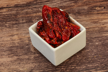 Dried tomato with olive oil