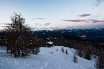 Il Monte Dobratsch sorge in Carinzia, Austria