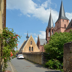 oppenheim am rhein, katharinenkirche und michaelskapelle