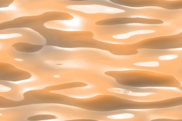 Fototapeta na wymiar artistic orange melting plastic digital graphics texture illustration