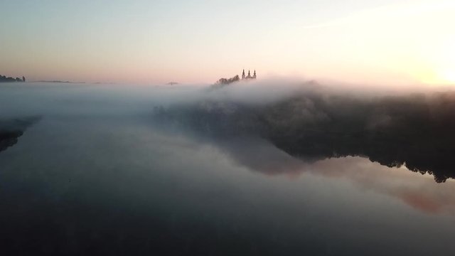 Above clouds in Slovenia