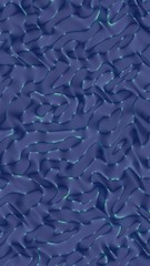 Fototapeta premium Graphic illustration - liquid pattern dark blue color. Modern abstract background. Design wallpaper. 3D illustration
