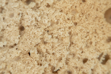 Blurred background of cooked dough in soft focus