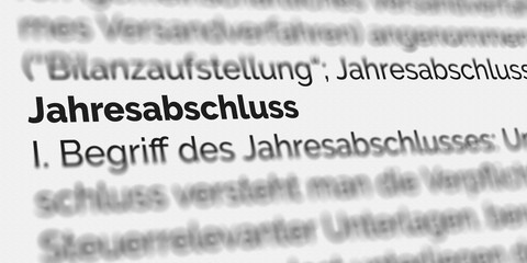 Jahresabschluss Definition