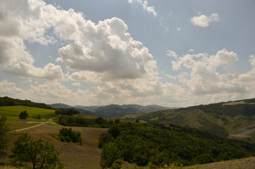 Paesaggio bucolico delle colline Emiliane - Italia
