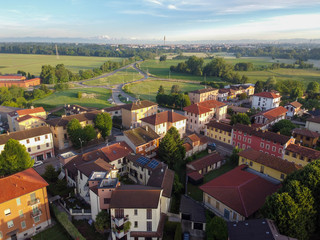 Pieve Emanuele dal drone