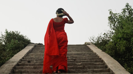 Beautiful picture of indian woman.