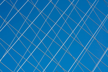 a part of mesh arch of Bugrinsky bridge