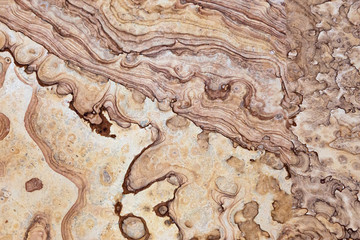 Yellow patterned Baku tufa, as an abstract background, or texture