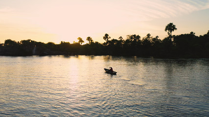 Fisherman boats in northeastern Brazil