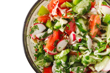 Salad of fresh vegetables