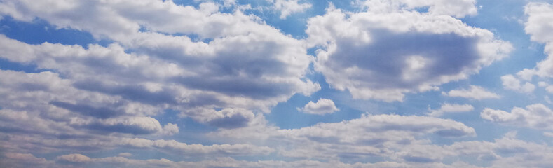 blue sky and white clouds background