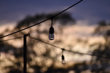 hip outdoor hanging light for trendy restaurants