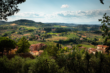 Fototapeta na wymiar landscape of tuscany