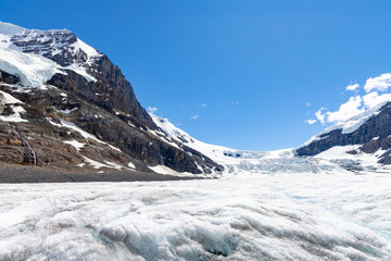 Athabasca Glacier Landscape Closeup