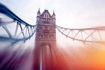 London, Tower Bridge - abstract photo