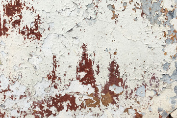 background old wall with peeling paint