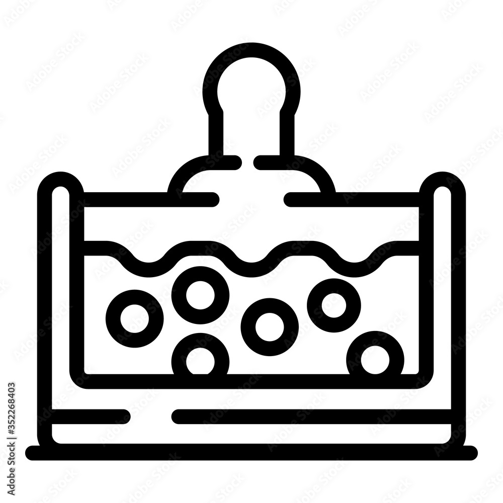 Poster press for grapes icon. outline press for grapes vector icon for web design isolated on white backgro