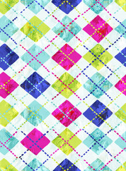 Abstract mix geometrical pattern with color backgound